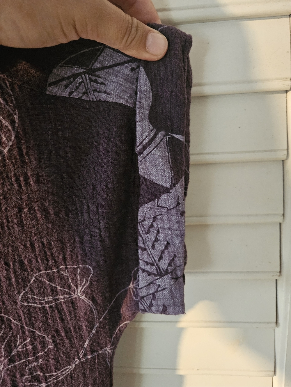 KEALOPIKO MAXI DRESS - SIZE MEDIUM - IPU GOURD PRINT - PURPLE COLOR - Picture 3 of 5